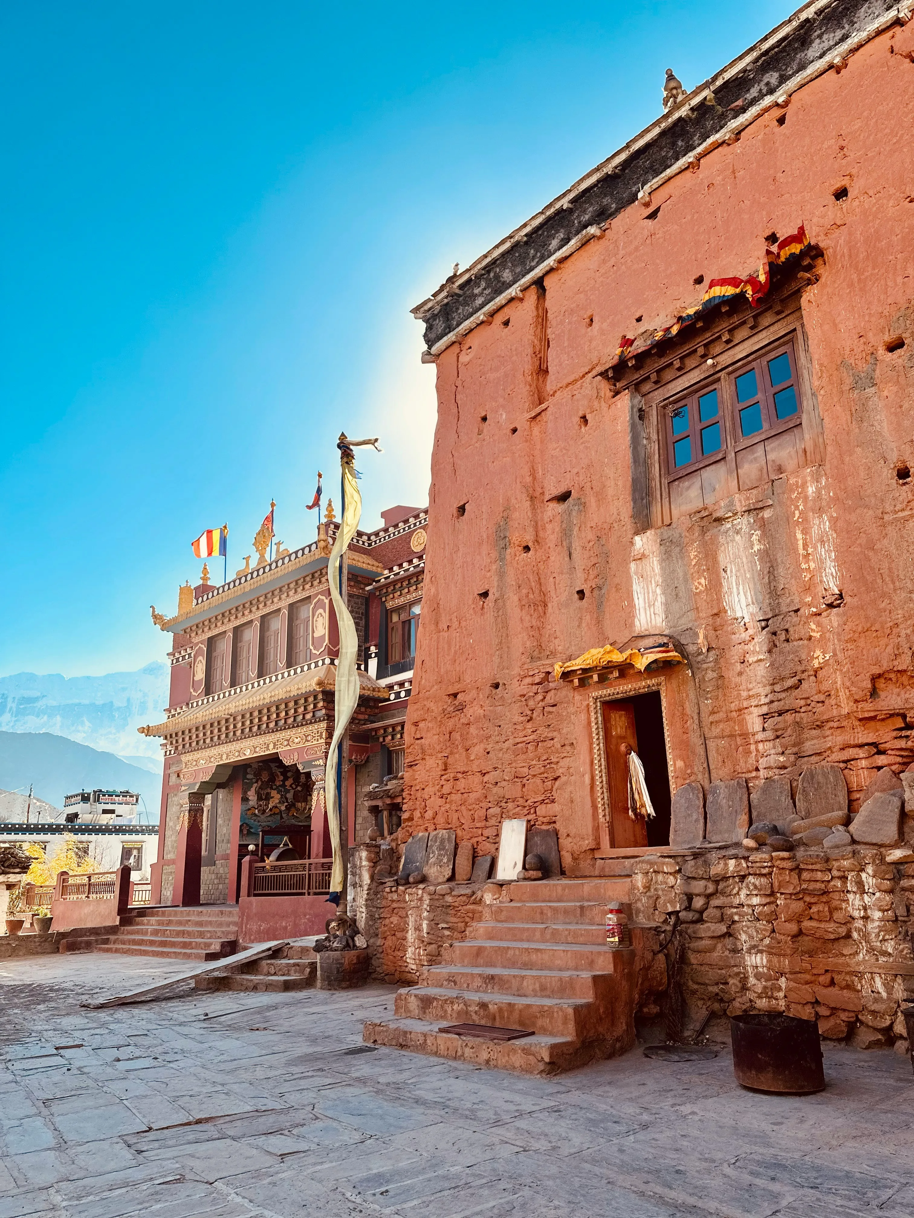 Old monastery in the Mustang highlands